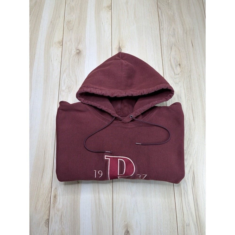 Champion Reverse Weave Corporate Pullover Hoodie Burgundy Size XXXL Vintage
